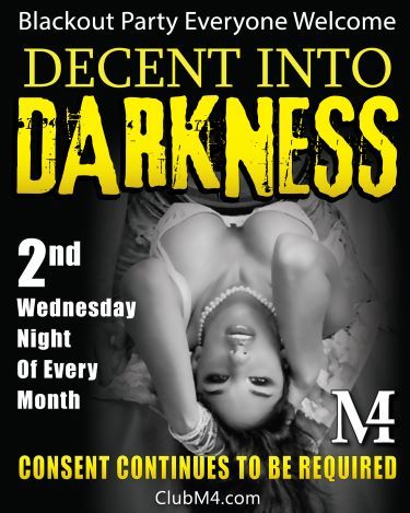 Descent Into Darkness Wednesday May 8th
